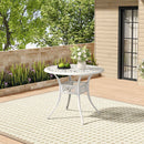 Breeins Vintage Cast Aluminum Garden Table