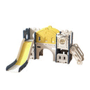 Kidkid Toddler Indoor Playground with Slide and Hoop