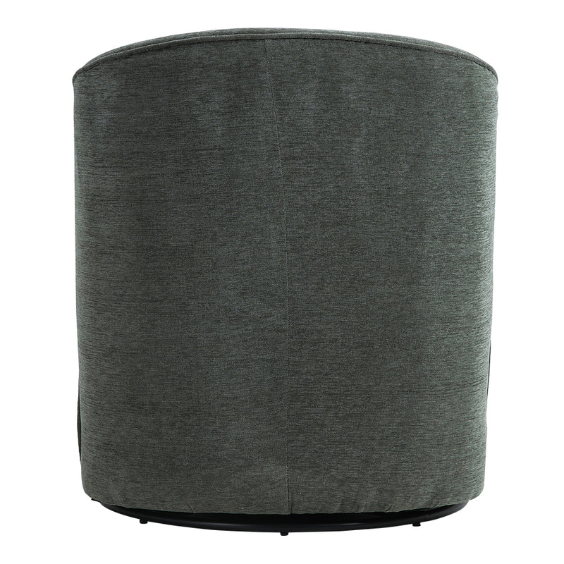 Livingandhome Modern Upholstered Swivel Armchair