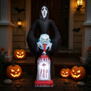 Lifeideas 8.9ft Halloween Inflatable Grim Reaper with LED Lights