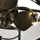 Cottonfy UK Metal Industrial Ceiling Fan Light