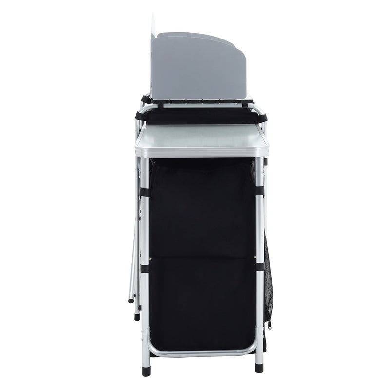 Livingandhome Camping Kitchen Stand Unit Storage Portable Outdoor