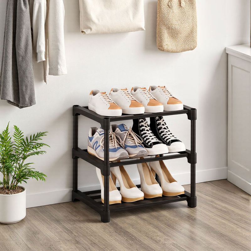 Lifeideas Stackable 3-Level Shoe Organiser