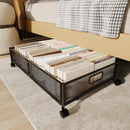 Lifeideas Metal Underbed Wheeled Storage Container