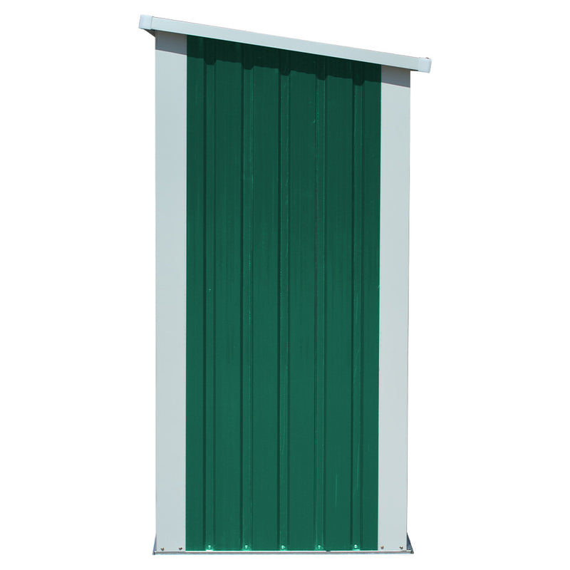 Breeins Zinc Steel Firewood Log Storage Shed