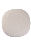 Livingandhome Modern Teddy Bear Fur Upholstered Ottoman