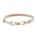 Adjustable Skinny PU Leather Belt