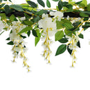Lifeideas Faux Hanging Wisteria Floral Decoration