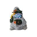 Breeins Solar-Powered Turtle Garden Ornament with Lights & Succulents