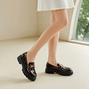 Slip-On PU Leather Horsebit Loafer