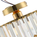 Livingandhome Crystal Mount Ceiling Light