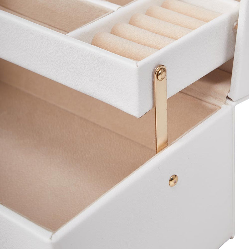 Sheonly Lockable Jewellery Storage Box with Drawer