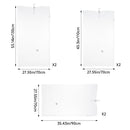 Lifeideas 6 Pack Hanging Vacuum Compression Storage Bags