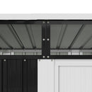 Breeins 4x6FT Metal Pent Roof Garden Tool Shed