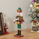 Lifeideas Wooden Nutcracker Soldier Figurine Christmas Ornament