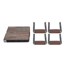 Breeins Outdoor Foldable Picnic Table With Four Stools