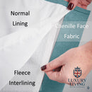 Velvet Chenille Thermal Fleece Lined Single Pencil Pleat Taped Top Door Curtain