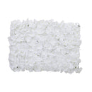 Lifeideas Handcrafted White Silk Hydrangea Flower Panel