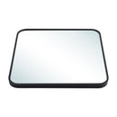 Livingandhome Modern Square Wall Mirror with Aluminum Alloy Frame