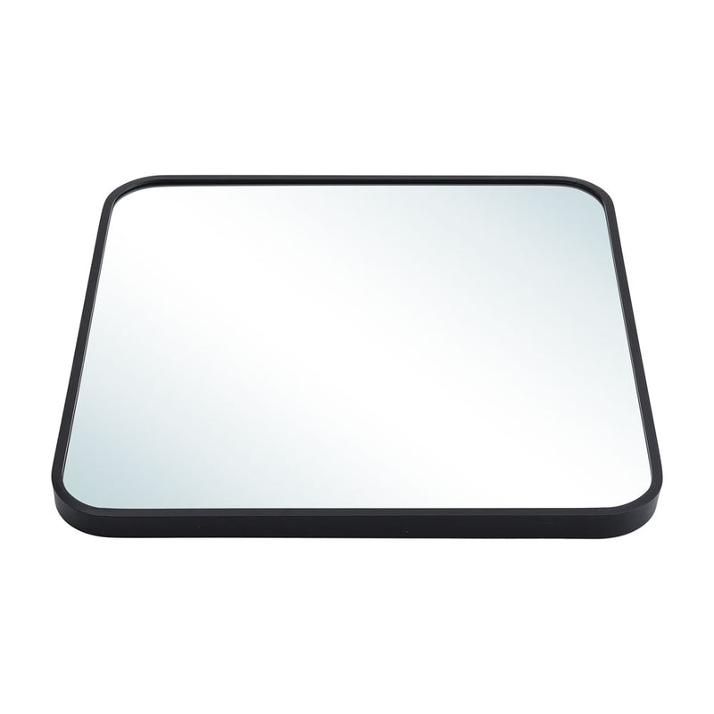Livingandhome Modern Square Wall Mirror with Aluminum Alloy Frame