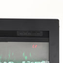 Electric Fireplace with Adjustable Flames, Wall Mounted or Freestanding