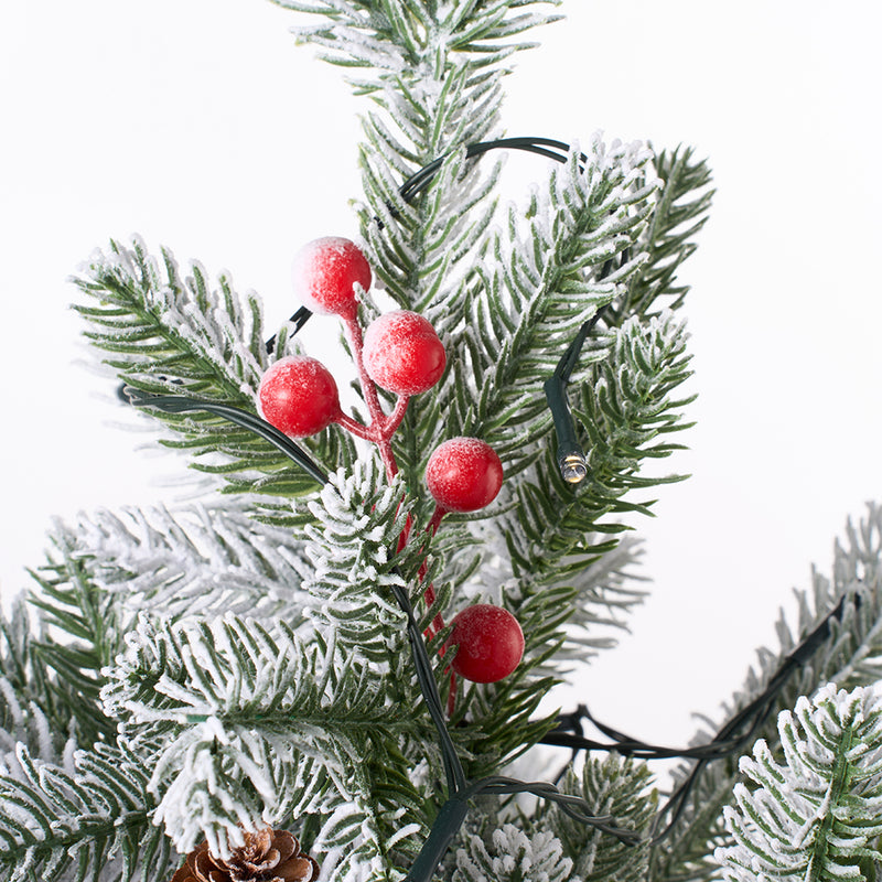 Lifeideas 3ft Small Christmas Tree with LED Lights