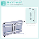 PawHut Foldable Dog Grooming Table Adjustable Arm 81x49x80 Cm