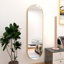 Cottonfy UK Oval Metal Full Length Wall Mirror