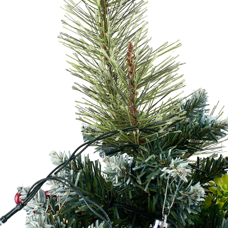 Lifeideas 2-Pack Artificial Christmas Trees with LED Decorations