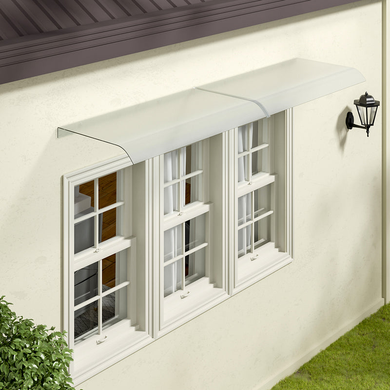 Garden Sanctuary Frosted Window Door Awning Canopy