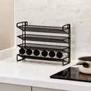 Livingandhome Metal Spice Rack Organizer 4-Tier
