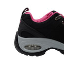 Breathable Lightweight Trainers - Black & Pink