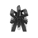 Livingandhome Ferris Wheel Spice Rack With 18 Glass Spice Jars