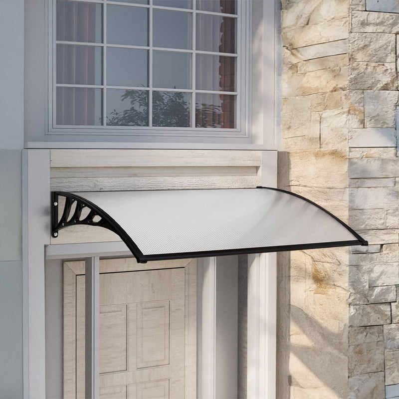 Garden Sanctuary Window Door Awning Canopy with Brackets