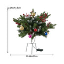 Lifeideas Artificial Christmas Tree with Decorations and LED Lights