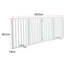 KidKid Wooden Foldable Freestanding 4 Panel Pet Gate
