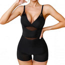 Tummy Control Boyshorts Sculpting Shapewear Mesh Bodysuit