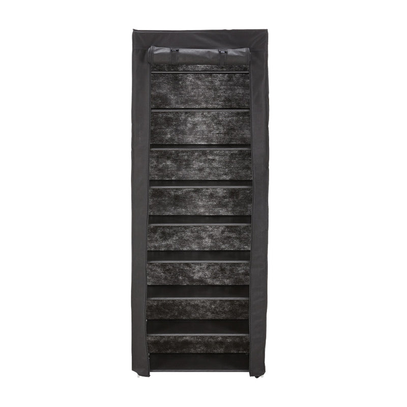 Lifeideas 10-Tier Shoe Cabinet with Roll-Up Door