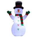 Lifeideas Inflatable Snowman Christmas Yard Decoration with LED