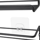 Lifeideas Wall Mount Metal Wire Spice Rack Set of 4