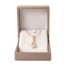 14K Gold Plated Teardrop Necklace