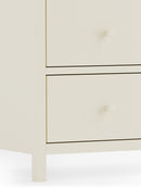 Coxmoor 3 Drawer Chest - Ivory and Oak