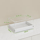 PawHut Reptile Terrarium, Vivarium Acrylic for Snake, Gecko