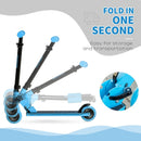 HOMCOM Scooter for Kids for ages: 3-8 years - Blue