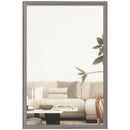 HOMCOM Wall Bathroom Mirror, Vanity Mirror, Grey