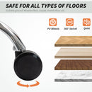 HOMCOM Office Chair, High Back Leathaire Desk Chair For Home - Black/Brown/Grey