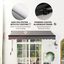 Outsunny 3 X 2.5m Electric Awning With LED Light And Remote Controller