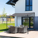 Outsunny  Awning   3m x 3m - Grey