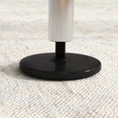 HOMCOM Adjustable Height Foldable Kids Purple Gymnastics Bar With Non-Slip Mats