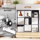 HOMCOM 9 Cube Storage Unit Cabinet Bookcase Display Shelves